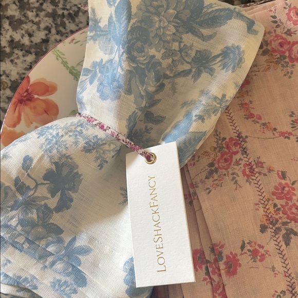 LoveShackFancy Garden Of Versailles Linen Napkin Set - NWTags - Picture 4 of 8